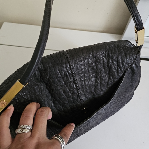 Stuart Weitzman Leather Satchel - Picture 7 of 12
